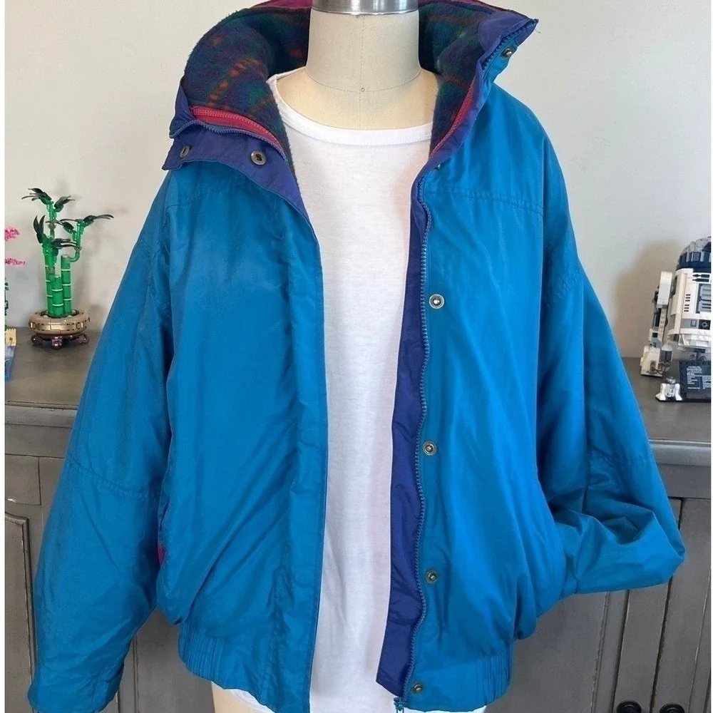 Vintage‎ 3in1 Layered Fleece Lined Jacket 90s streetwear Y2K casual